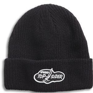 NWT Sperry Black Cloud Beanie One Size Regular